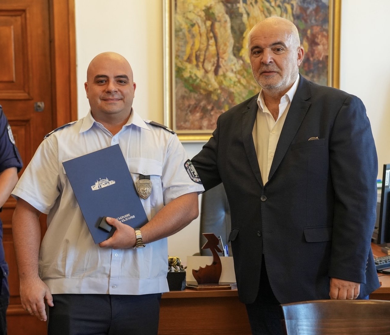 Tanyo Tanev — National Assembly Badge award