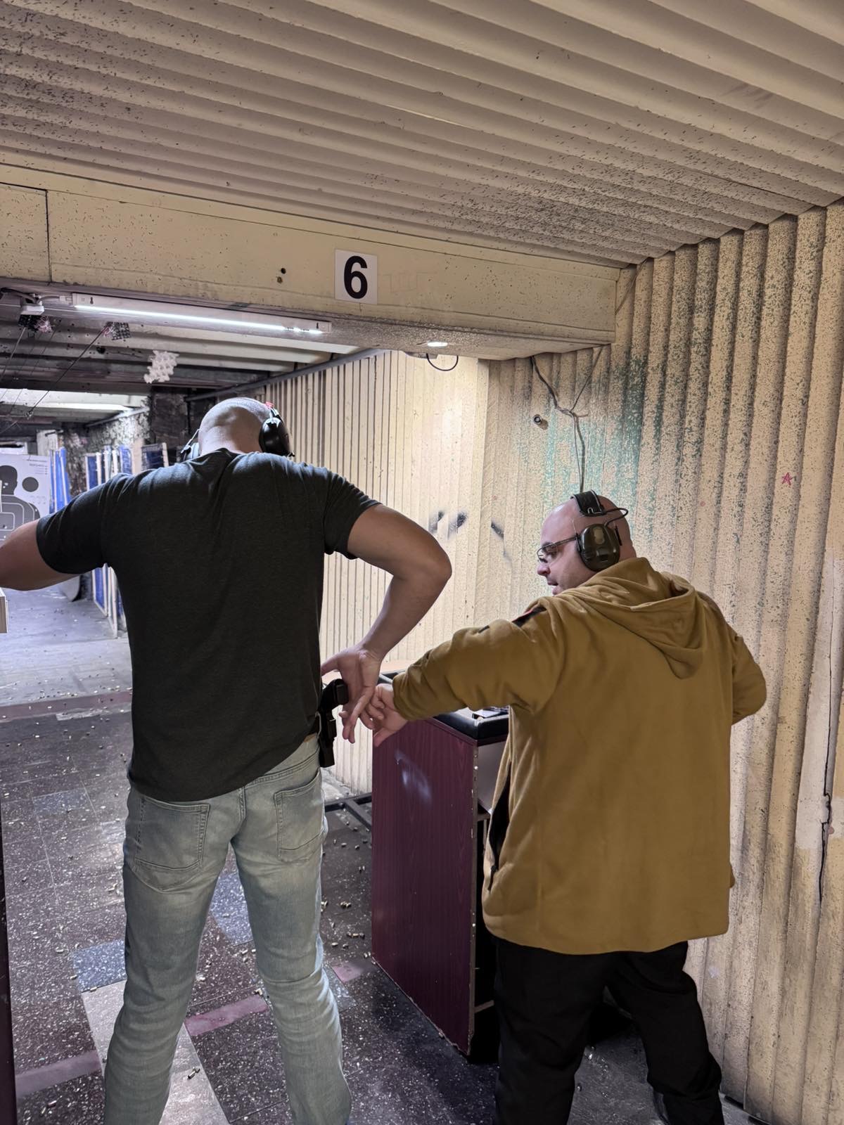 Tanyo Tanev — shooting range training session